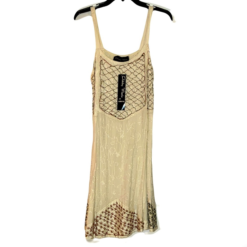 Cream Midi Dress
